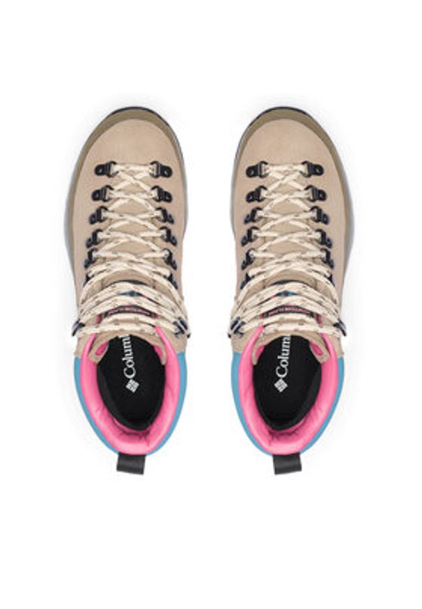 columbia - Columbia Trekkingi Newton Alpine PT™ 2128851 Brązowy. Kolor: brązowy. Materiał: skóra, zamsz