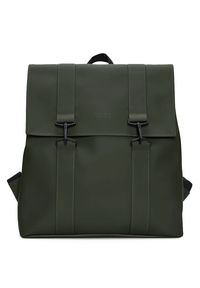 Plecak Rains MSN Bag W3 13300-03 - zielony. Kolor: zielony. Materiał: poliester, materiał. Styl: elegancki