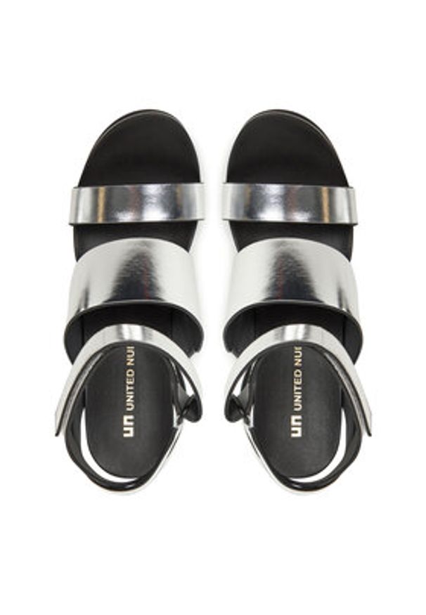 United Nude Sandały Eamz Hana 1090414116 Srebrny. Kolor: srebrny. Materiał: skóra