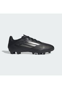 Adidas - Buty F50 Club FXG. Kolor: czarny, szary, wielokolorowy, żółty. Sport: piłka nożna