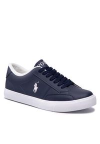 Polo Ralph Lauren Sneakersy Theron Iv RF103430 Granatowy. Kolor: niebieski. Materiał: skóra