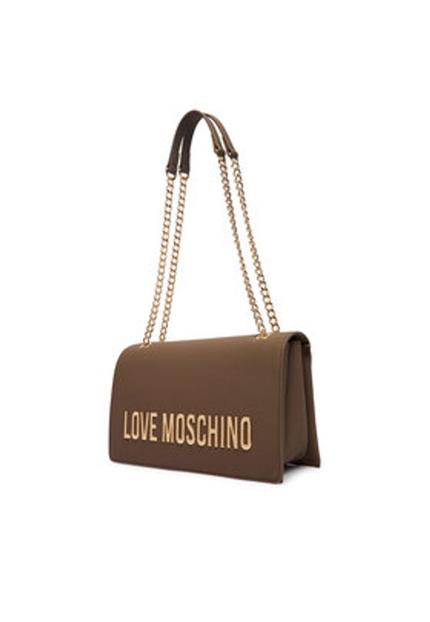Love Moschino - LOVE MOSCHINO Torebka JC4192PP1OKD0203 Brązowy. Kolor: brązowy. Materiał: skórzane