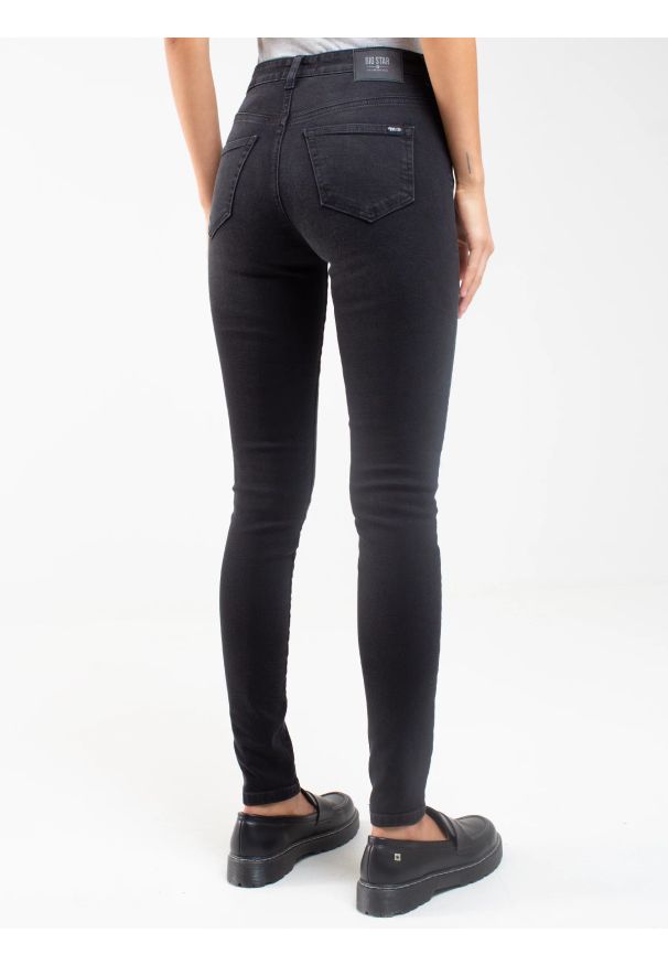 Big-Star - Jeansy damskie skinny ciemnoszare Ariana 896. Kolor: szary. Styl: klasyczny