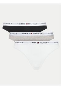 TOMMY HILFIGER - Tommy Hilfiger Komplet 3 par fig klasycznych UW0UW05529 Kolorowy. Materiał: bawełna. Wzór: kolorowy #9