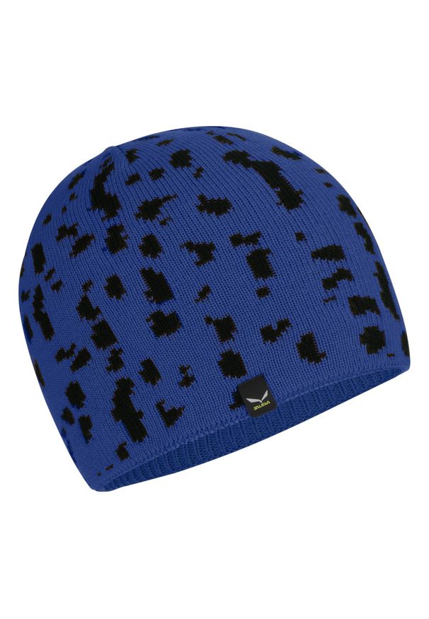 Czapka Zimowa Dziecięca Salewa Merino. Kolor: niebieski. Sezon: zima