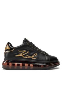 Karl Lagerfeld - KARL LAGERFELD Sneakersy KL62611F Czarny. Kolor: czarny