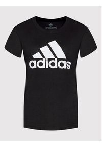 Adidas - adidas T-Shirt Essentials Logo GL0722 Czarny Regular Fit. Kolor: czarny. Materiał: bawełna #5