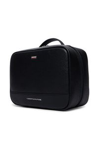 TOMMY HILFIGER - Tommy Hilfiger Kosmetyczka Th Central Travel Washbag AM0AM14550 Czarny. Kolor: czarny. Materiał: skóra #4