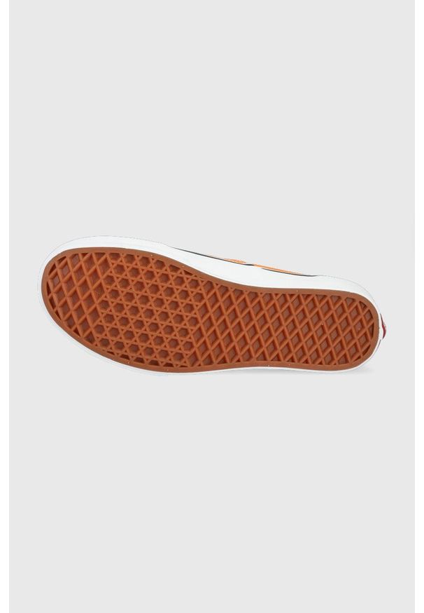 Vans tenisówki UA Authentic kolor pomarańczowy. Nosek buta: okrągły. Zapięcie: sznurówki. Kolor: pomarańczowy. Materiał: guma