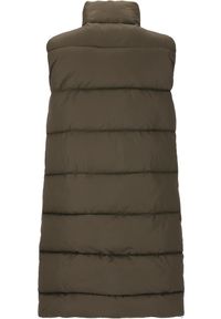 Długa kamizelka puchowa damska Whistler Amaretto. Kolor: czarny. Materiał: puch. Długość: długie. Sezon: zima. Sport: turystyka piesza #2