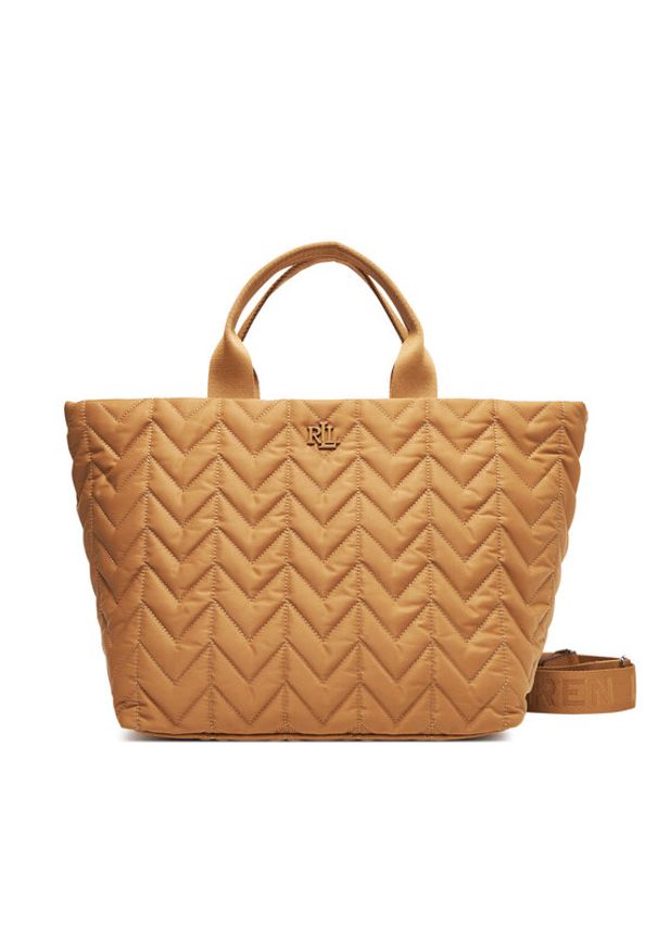 Lauren Ralph Lauren - LAUREN RALPH LAUREN Torebka 431974398002 Khaki. Kolor: brązowy