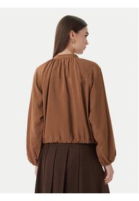 Marella Kurtka przejściowa Fico 2613041174 Brązowy Regular Fit. Kolor: brązowy. Materiał: wiskoza #4