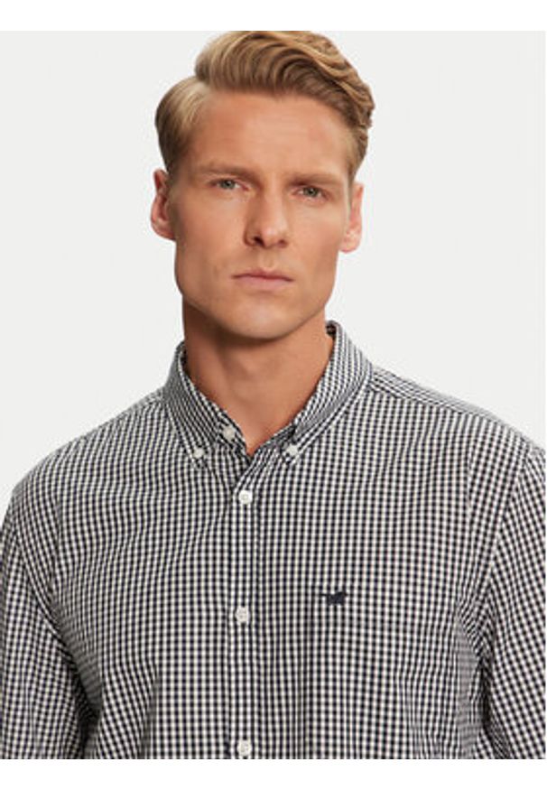 Mustang Koszula Chester 1015613 Niebieski Regular Fit. Kolor: niebieski. Materiał: bawełna