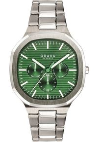 Zegarek OBAKU Zegarek męski Obaku Denmark V275GMCESC srebrny. Kolor: srebrny #1