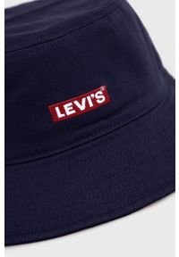 Levi's® - Levi's Kapelusz kolor granatowy bawełniany D6249.0002-17. Kolor: niebieski. Materiał: bawełna #3