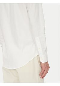 TOMMY HILFIGER - Tommy Hilfiger Koszula MW0MW38556 Biały Slim Fit. Kolor: biały. Materiał: bawełna #5