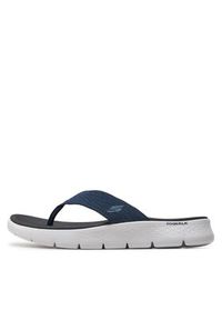 skechers - Skechers Japonki Go Walk Flex Sandal-Splendor 141404/NVY Granatowy. Kolor: niebieski. Materiał: materiał