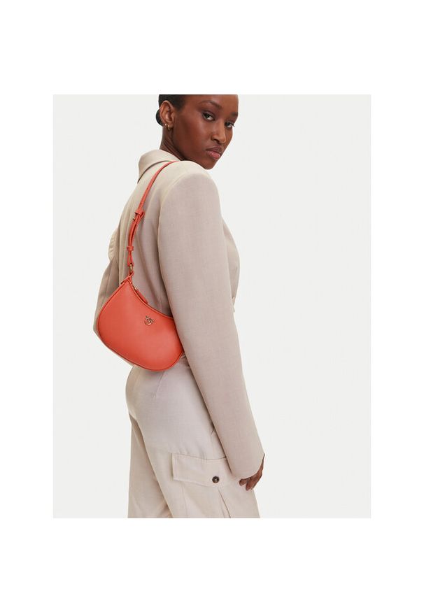 Pinko - Torebka PINKO. Kolor: pomarańczowy