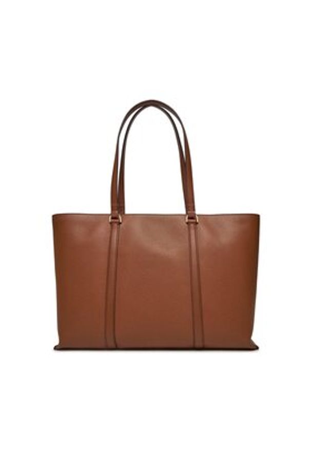 MICHAEL Michael Kors Torebka Temple 30R4G1LT3L Brązowy. Kolor: brązowy. Materiał: skórzane