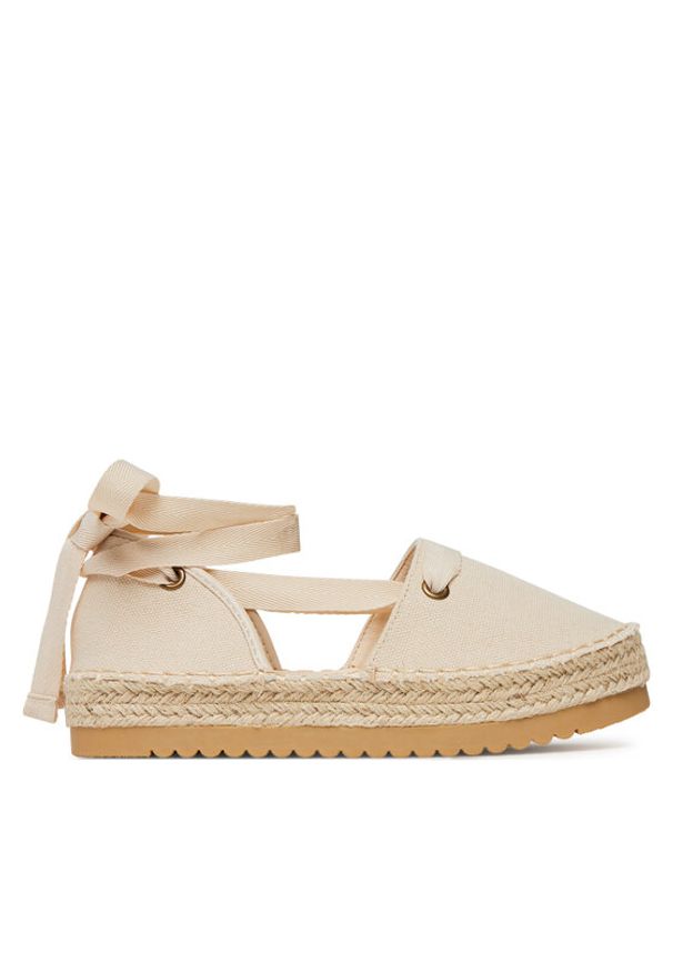 DeeZee Espadryle ZYLS093 Beżowy. Kolor: beżowy. Materiał: materiał