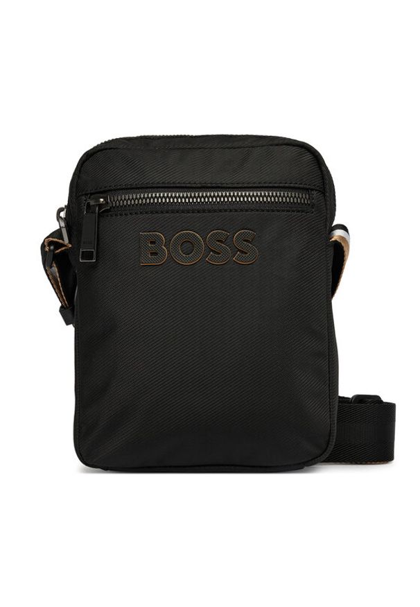 BOSS Saszetka Catch 3.0 NS Zip 50511961 Czarny. Kolor: czarny. Materiał: materiał