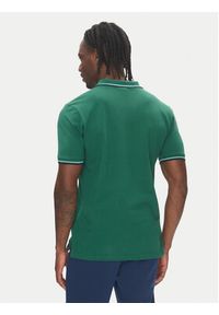 Lindbergh Polo 30-404010 Zielony Relaxed Fit. Typ kołnierza: polo. Kolor: zielony. Materiał: bawełna #3