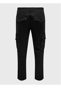 Only & Sons Spodnie materiałowe 22025431 Czarny Tapered Fit. Kolor: czarny. Materiał: bawełna #6