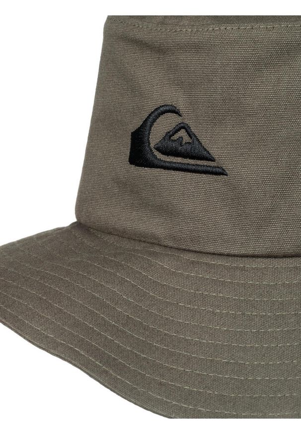Quiksilver - Kapelusz typu boonie safari dla Mężczyzn BUSHMASTER Brązowy. Kolor: czarny. Materiał: materiał, bawełna. Wzór: haft