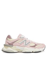 New Balance Sneakersy U9060LBC Różowy. Kolor: różowy. Materiał: zamsz, skóra