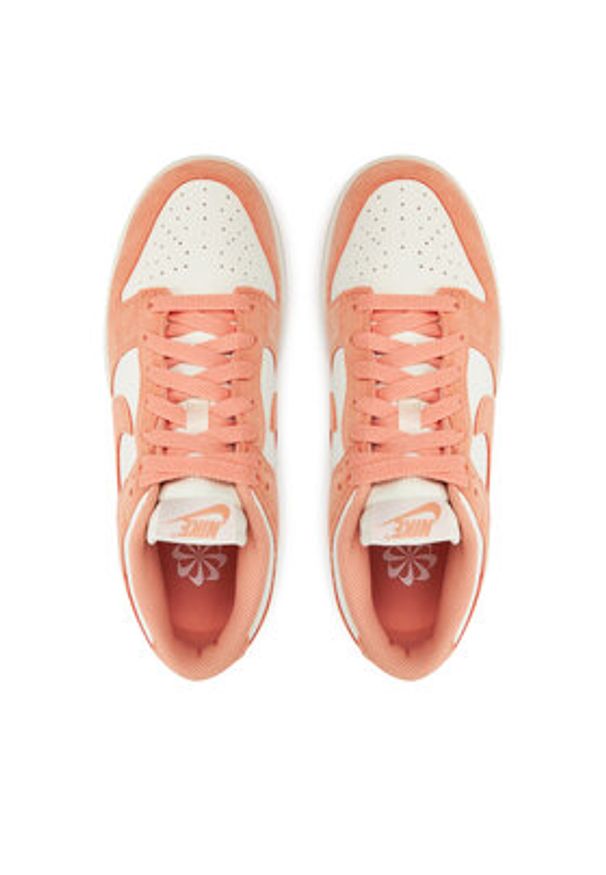 Nike Sneakersy Dunk Low HJ7673 Pomarańczowy. Kolor: pomarańczowy. Materiał: skóra