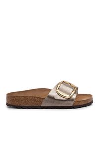 Birkenstock Klapki Madrid Big Buckle 1016237 Brązowy. Kolor: brązowy. Materiał: skóra #1