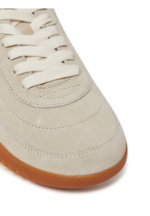 BOSS Sneakersy Carlynn 50541691 Écru. Materiał: zamsz, skóra