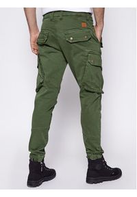 Alpha Industries Spodnie materiałowe Combat 126215 Zielony Slim Fit. Kolor: zielony. Materiał: bawełna #4