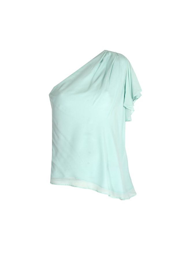 Patrizia Pepe Bluzka | DC1255/A2IW | Kobieta | Błękitny. Okazja: na co dzień. Kolor: niebieski. Materiał: wiskoza. Styl: casual, elegancki
