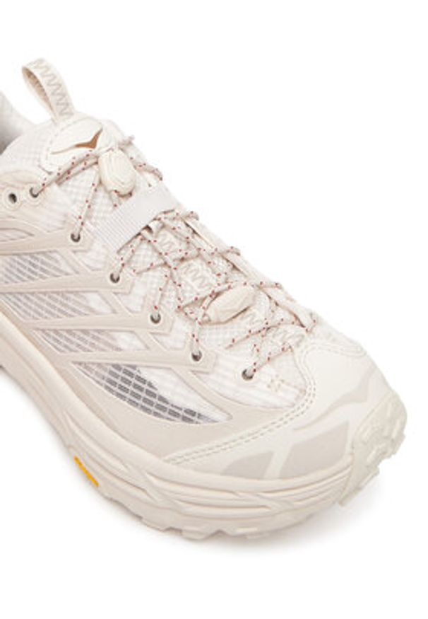 HOKA - Hoka Sneakersy Mafate Three2 Grid 1173332 Beżowy. Kolor: beżowy. Materiał: materiał