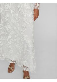 Vila Sukienka wieczorowa Wedy 14083840 Biały Regular Fit. Kolor: biały. Materiał: syntetyk. Styl: wizytowy #2
