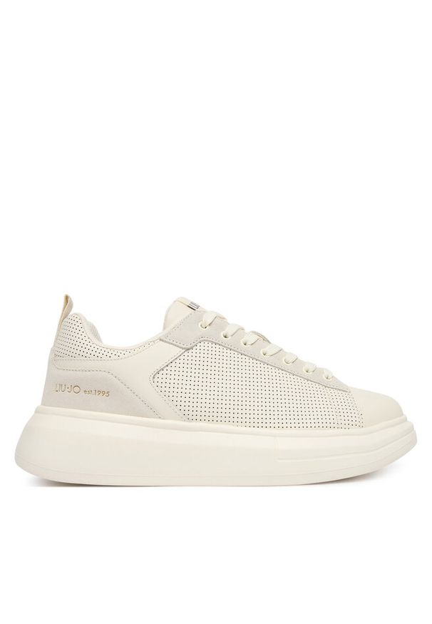 Sneakersy Liu Jo. Kolor: kremowy