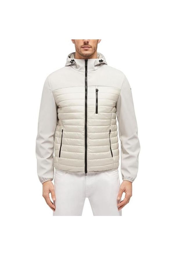 Geox - Kurtka GEOX M SAPIENZA Beżowy. Kolor: beżowy. Materiał: tkanina