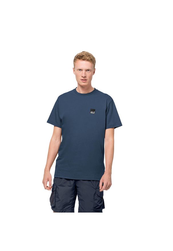 T-shirt męski Jack Wolfskin 365. Kolor: niebieski. Sport: turystyka piesza