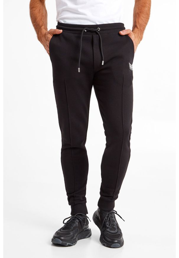 Les Hommes - SPODNIE DRESOWE LES HOMMES. Materiał: dresówka. Wzór: aplikacja