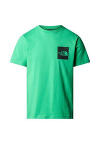 Koszulka sportowa męska The North Face Fine Tee Tnf. Kolor: zielony. Długość rękawa: krótki rękaw. Długość: krótkie