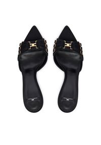 Elisabetta Franchi Sandały SA-93L-62E2-V500 Czarny. Kolor: czarny. Materiał: materiał #2