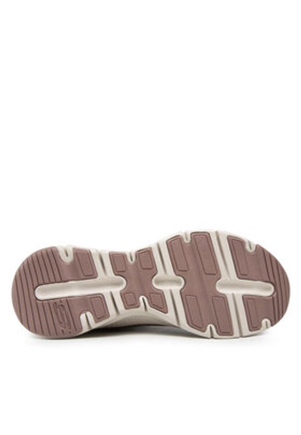 skechers - Skechers Sneakersy Comfy Wave 149414/DKTP Beżowy. Kolor: beżowy. Materiał: materiał