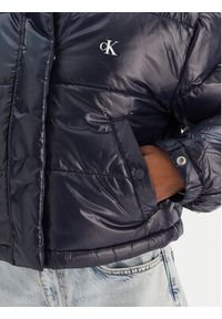Calvin Klein Jeans Kurtka zimowa Shine Crop LV047D504G Granatowy Regular Fit. Kolor: niebieski. Materiał: syntetyk. Sezon: zima #2