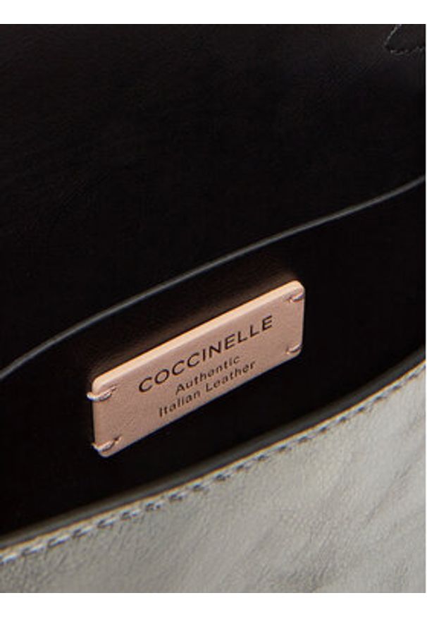 Coccinelle Torebka S3H Arlettis Smooth Metal E1 S3H 19 03 01 Srebrny. Kolor: srebrny. Materiał: skórzane