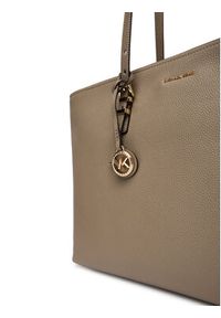 MICHAEL Michael Kors Torebka Quinn 30T5GQNT9L Beżowy. Kolor: beżowy. Materiał: skórzane #6