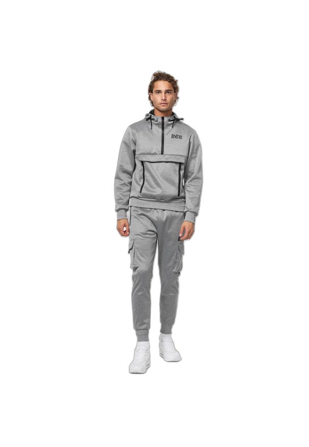 Dres z kapturem o regularnym kroju Lonsdale Moorpark. Kolor: czarny, szary, wielokolorowy. Materiał: dresówka