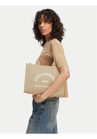 Karl Lagerfeld - KARL LAGERFELD Torebka A1W50010 Beżowy. Kolor: beżowy #1