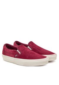 Vans Tenisówki Classic Slip-On VN000D6YZCF1 Bordowy. Zapięcie: bez zapięcia. Kolor: czerwony. Materiał: materiał #5