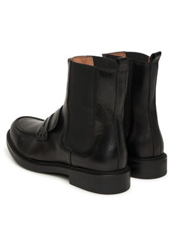 Pollini Sztyblety SA21143G0NTP0000 Czarny. Kolor: czarny. Materiał: skóra